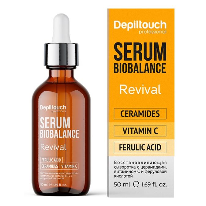 Depiltouch Уход за кожей  Serum Biobalance Revival Сыворотка восстанавливающая для лица с церамидами, витамином С и феруловой кислотой