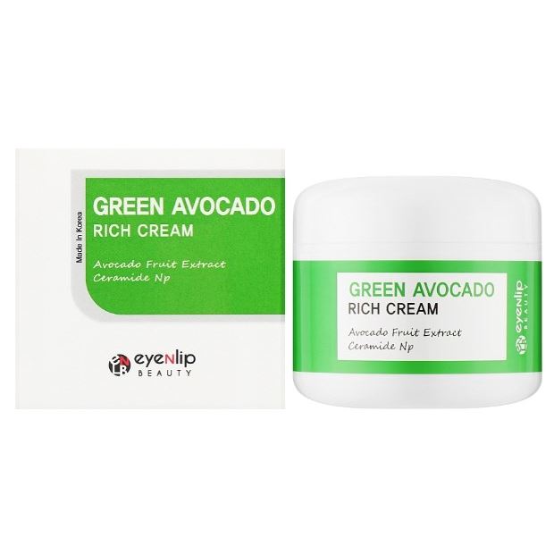 Eyenlip Face Care Green Avocado Rich Cream Крем для лица питательный с маслом авокадо 