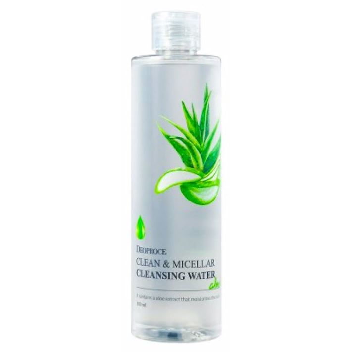 Deoproce Aloe Vera Clean & Miccelar Cleansing Water Aloe Мицеллярная вода с экстрактом алоэ 