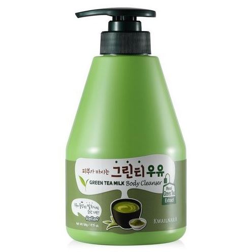 Welcos Skin Care Kwailnara Green Tea Milk Body Cleanser  Гель для душа с ароматом зеленого чая 