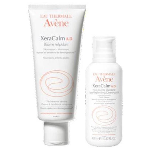 Avene XeraCalm A.D Набор XeraCalm Бальзам & Очищающее масло для лица и тела Набор: бальзам, очищающее масло для лица и тела