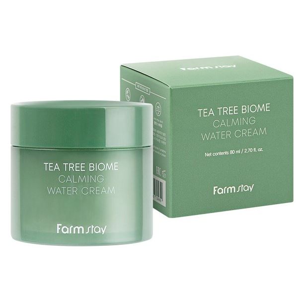 FarmStay Skin Care Tea Tree Biome Calming Water Cream Крем суперувлажняющий с экстрактом чайного дерева