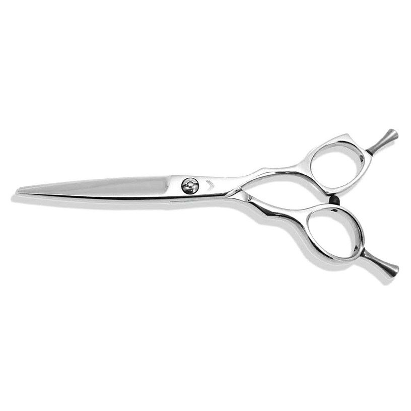 Qtem Pro Tools Prima Fascia Ножницы для стрижки из стали 440c с острыми лезвиями и плоским центральным винтом. 6 дюймов, Хром Профессиональные ножницы для стрижки волос