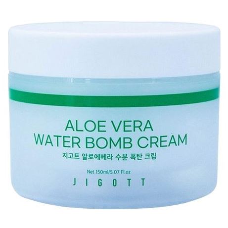 Jigott Skin Care Aloe Vera Water bomb Cream  Крем для лица с экстрактом Алоэ Вера 
