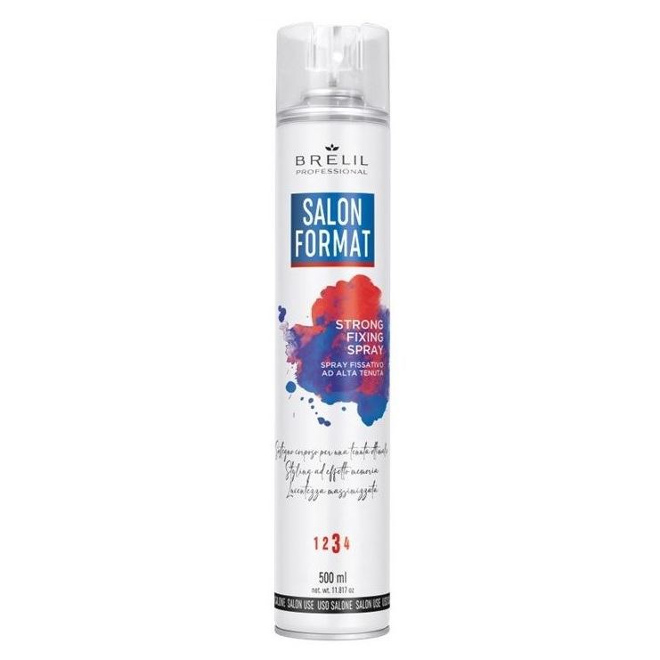Brelil Professional Salon Format Salon Format Strong Fixing Spray Закрепляющий спрей сильной фиксации