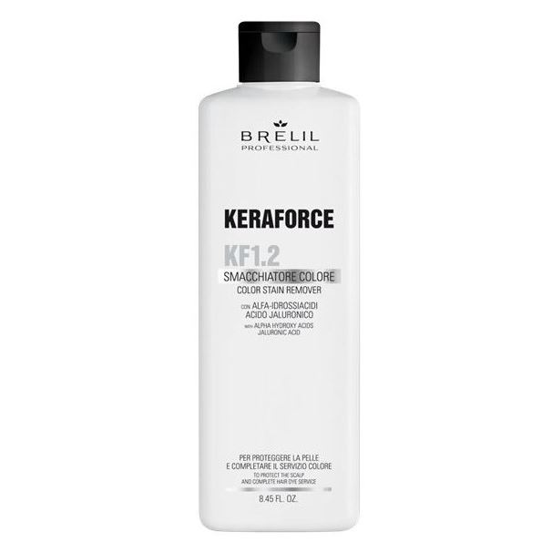 Brelil Professional Coloring Hair Keraforce KF1.2 Color Stain Remover Средство (лосьон) для удаления краски с кожи головы