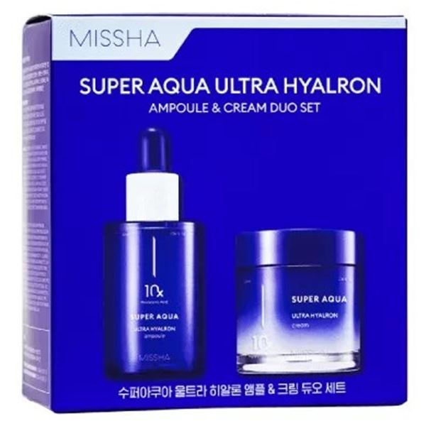 Missha Face Care Набор Super Aqua Ultra Hyalron Набор: крем, сыворотка