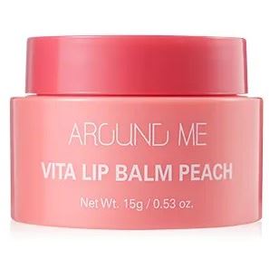 Welcos Skin Care Around Me Vita Lip Balm Peach Бальзам для губ витаминный с экстрактом персика