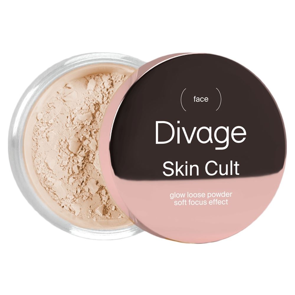 Divage Make Up Skin Cult Glow Loose Powder  Пудра для лица рассыпчатая сияющая  