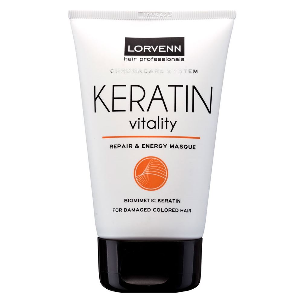 Lorvenn Hair Professionals Keratin Vitality Keratin Vitality Repair & Energy Masque Восстанавливающая маска для поврежденных окрашенных волос с кератином