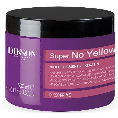 Dikson DiksoPrime  Nourishing No Yellow Mask Питательная маска против желтизны для светлых, осветленных или седых волос 