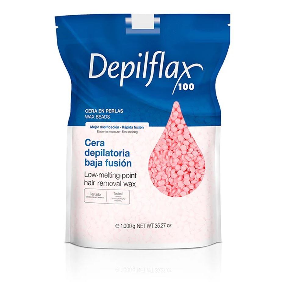 Depilflax Waxes Горячий воск в гранулах розовый  Воск горячий, в гранулах розовый (пластичность 4AB)