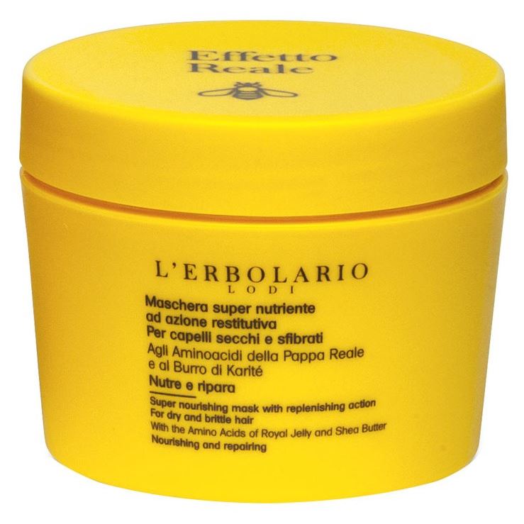 Lerbolario Hair Care Effetto Reale Super Nourishing Mask Питательная восстанавливающая маска для волос