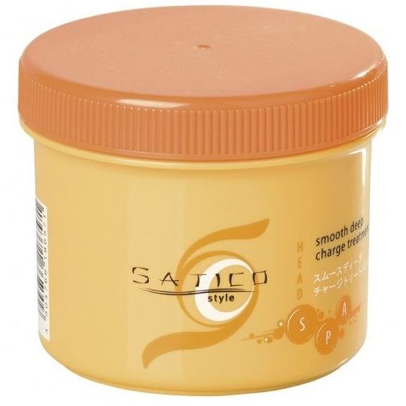 Satico Style Head Spa Smooth Deep Charge Treatment Комплекс восстанавливающий с эффектом SPA для объема и придания блеска тонким ослабленным волосам