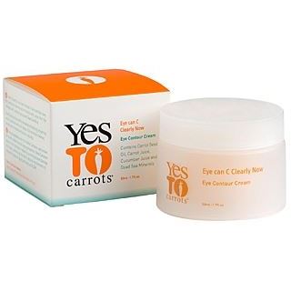 Yes To Carrots для лица Eye Contour Cream Интенсивный увлажняющий крем для контура глаз "Ясный взгляд"