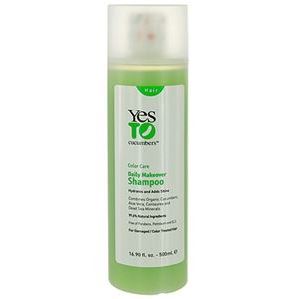 Yes To Cucumber для волос Daily Makeover Shampoo Огуречный Шампунь для окрашенных и поврежденны волос