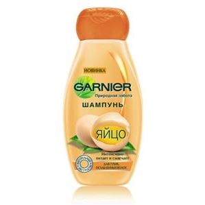 Garnier Природная Забота для волос Яйцо Шампунь Природная Забота Шампунь для питания сухих и ослабленных волос