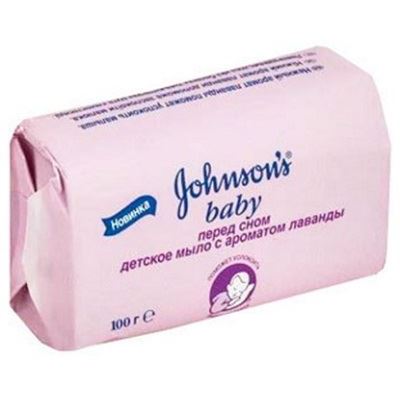 Johnson & Johnson Купаем малыша Перед Сном Мыло Перед Сном Детское Мыло c успокаивающим ароматом Лаванды