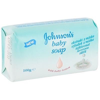 Johnson & Johnson Купаем малыша Мыло молочное Детское Мыло с экстрактом натурального молока