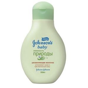 Johnson & Johnson Ухаживаем за кожей малыша Нежность Природы Молочко Нежность Природы Увлажняющее молочко для чувствительной и сухой кожи
