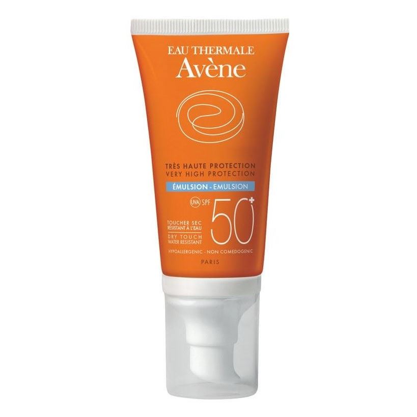 Avene Sun Care Эмульсия SPF 50+ Солнцезащитная эмульсия SPF 50+ для нормальной и комбинированной чувствительной кожи