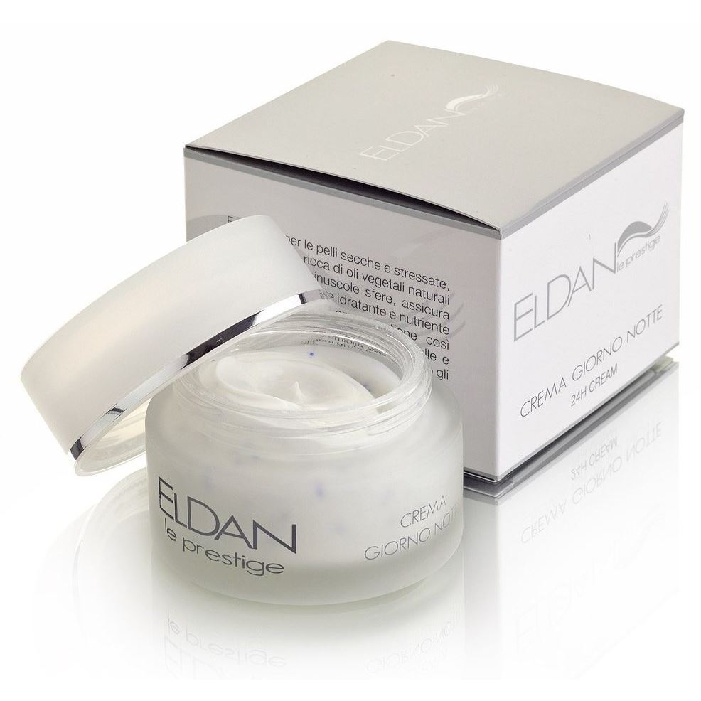 Eldan Сухая и чувствительная кожа 24 Hour Cream ELD-15  Питательный крем 24 часа с микросферами для сухой, очень сухой, нормальной кожи