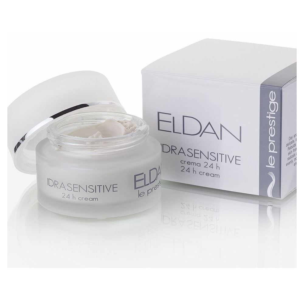 Eldan Сухая и чувствительная кожа Idrasensitive Crema 24 h ELD-21  Увлажняющий крем 24 часа для чувствительной кожи для всех типов кожи