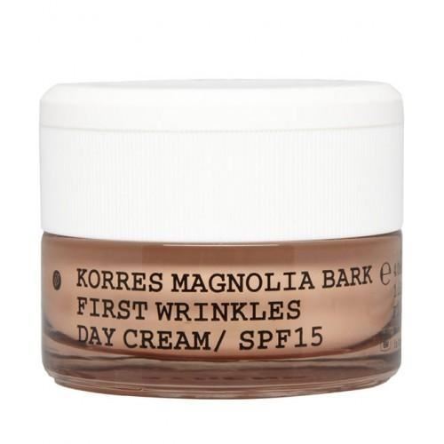 Korres Anti-Ageing Magnolia Bark Day Cream SPF 15 Дневной крем против первых морщин с экстрактом коры магнолии SPF 15