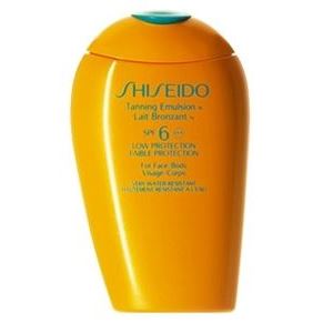 Shiseido Suncare Tanning Emulsion SPF6 For Face & Body Эмульсия для загара SPF6  для лица и тела
