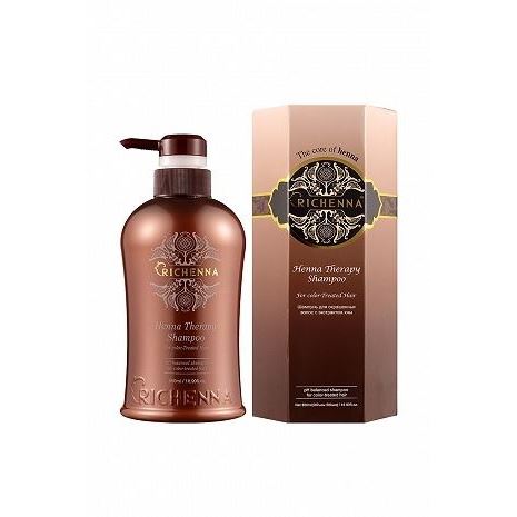 Richenna Шампуни и Кондиционеры Henna Therapy Shampoo Шампунь для окрашенных волос с экстрактом хны