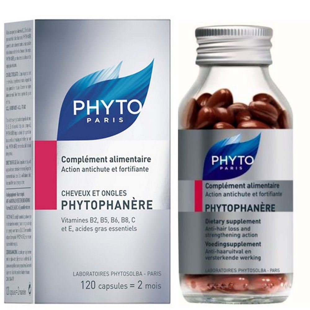 Phyto Уход за кожей головы Phytophanere Фитофанер Пищевая добавка для укрепления волос и ногтей