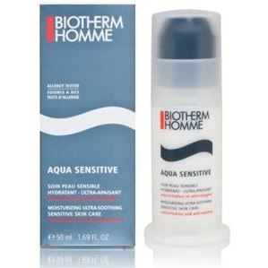 Biotherm Homme Aqua Sensitive. Moisturizing Ultra-Soothing Увлажняющий олиго-термальный крем после бритья для чувствительной кожи