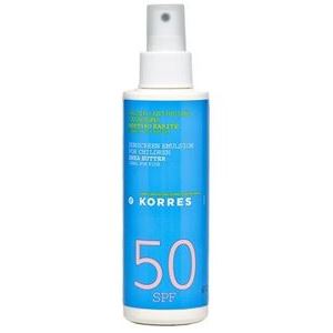 Korres Suncare Shea Butter Sunscreen Emulsion SPF 50 Масло Ши  Солнцезащитная эмульсия для детей SPF50