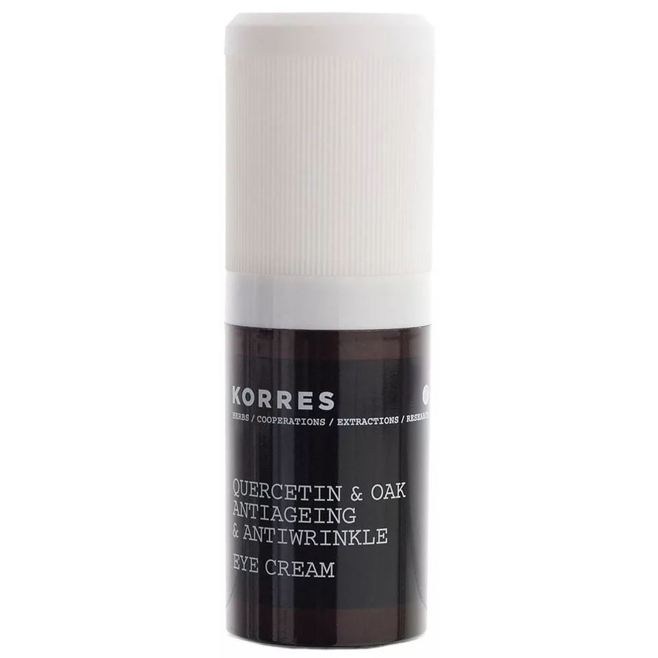 Korres Anti-Ageing Quercetin & Oak Antiwrinkle Eye Cream Омолаживающий крем с экстрактом дуба для кожи вокруг глаз