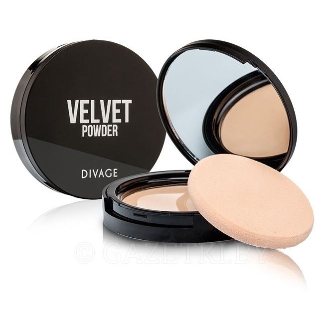 Divage Make Up Velvet Powder Компактная матовая пудра для лица