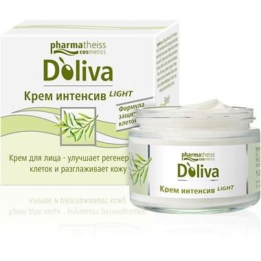 D`Oliva Facial Care Крем для лица Интенсив Light Крем для лица Интенсив Light - улучшает регенерацию клеток и разглаживает кожу
