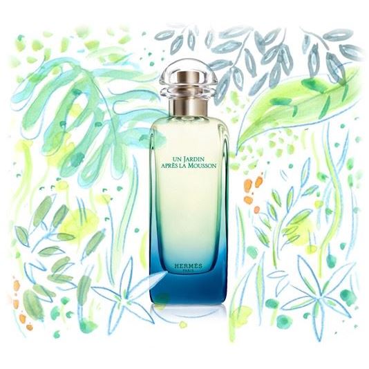 Hermes Fragrance Un Jardin Apres La Mousson Возрождение чувств и природы после летнего дождя