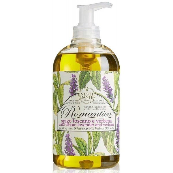 Nesti Dante Liquid Soap Wild Tuscan Lavеnder & Verbena Традиционное мыло-гель для рук "Дикая Тосканская Лаванда и Вербена"