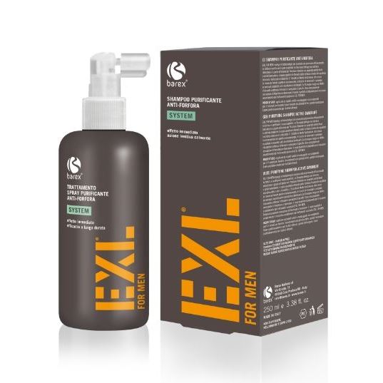 Barex Exl For Men Purifying Anti-Dandruff Spray Treatment Очищающий спрей-уход против перхоти 
