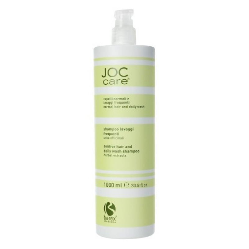 Barex Joc Care Shampoo Sensitive Hair Daily wash with Herbal Extracts  Шампунь для частого мытья чувствительной кожи головы с экстрактом трав 