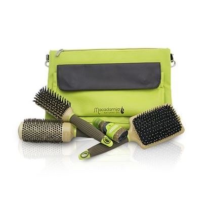 Macadamia Natural Oil Accessories Hair Luxury Brush Bag Набор брашингов для парикмахера