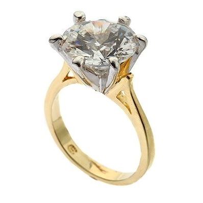 Charmelle Кольца Кольцо RG 2653 Кольцо Tiffany&Co, золото с фианитом