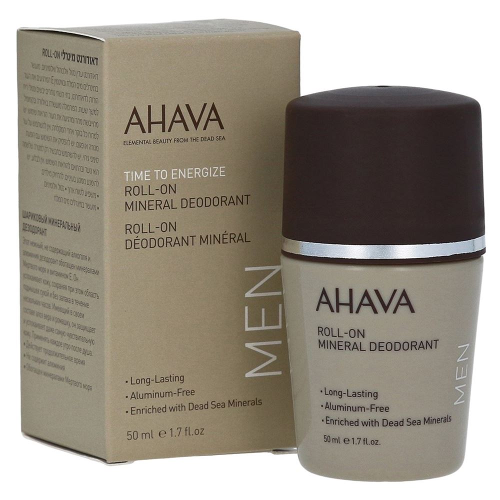 Ahava Men Roll-On Mineral Deodorant For Men Минеральный шариковый дезодорант для мужчин