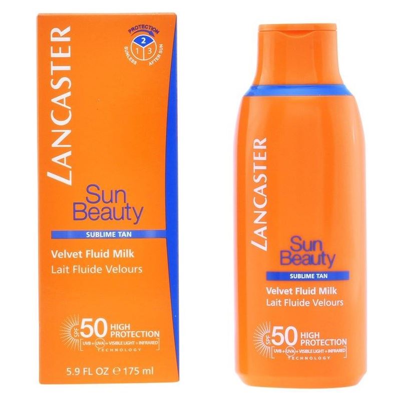 Lancaster Sun Beauty Care Velvet Fluid Milk SPF50  Великолепный Загар  Нежное молочко для тела 