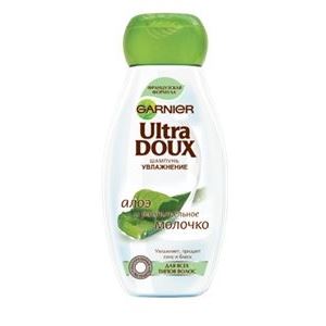 Garnier Ультра Ду для волос Алоэ и Молочко Шампунь Ultra Doux Шампунь Увлажнение - Алоэ и Растительное Молочко для всех типов волос