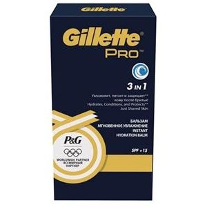 Gillette Средства после бритья Pro Gold Instant Hydration Balm Бальзам после бритья 3 в 1 Gillette Pro Gold  Мгновенное Увлажнение SPF+15