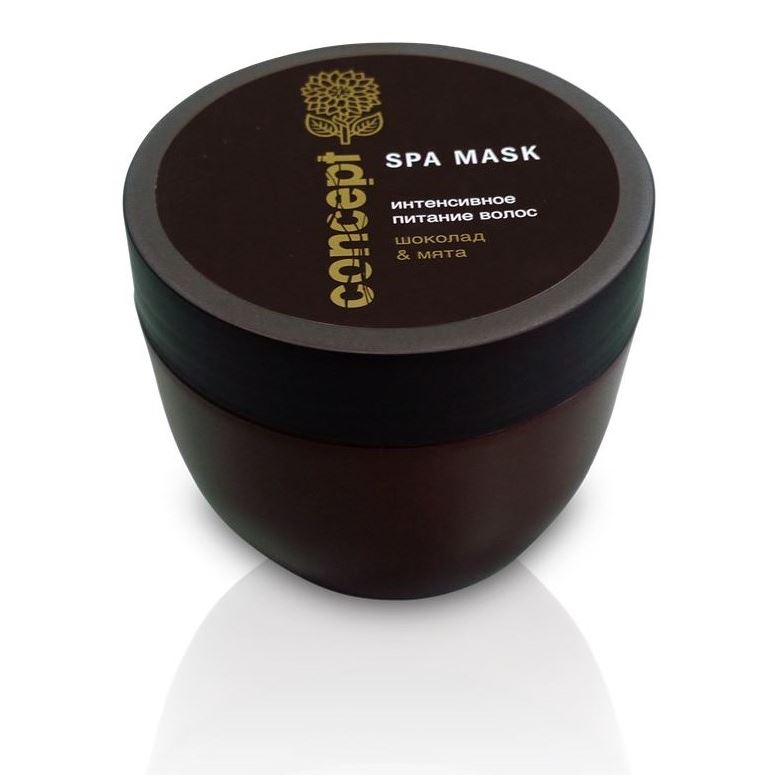 Concept  SPA Mask Chocolate & Mint Маска для волос интенсивное питание Шоколад и Мята