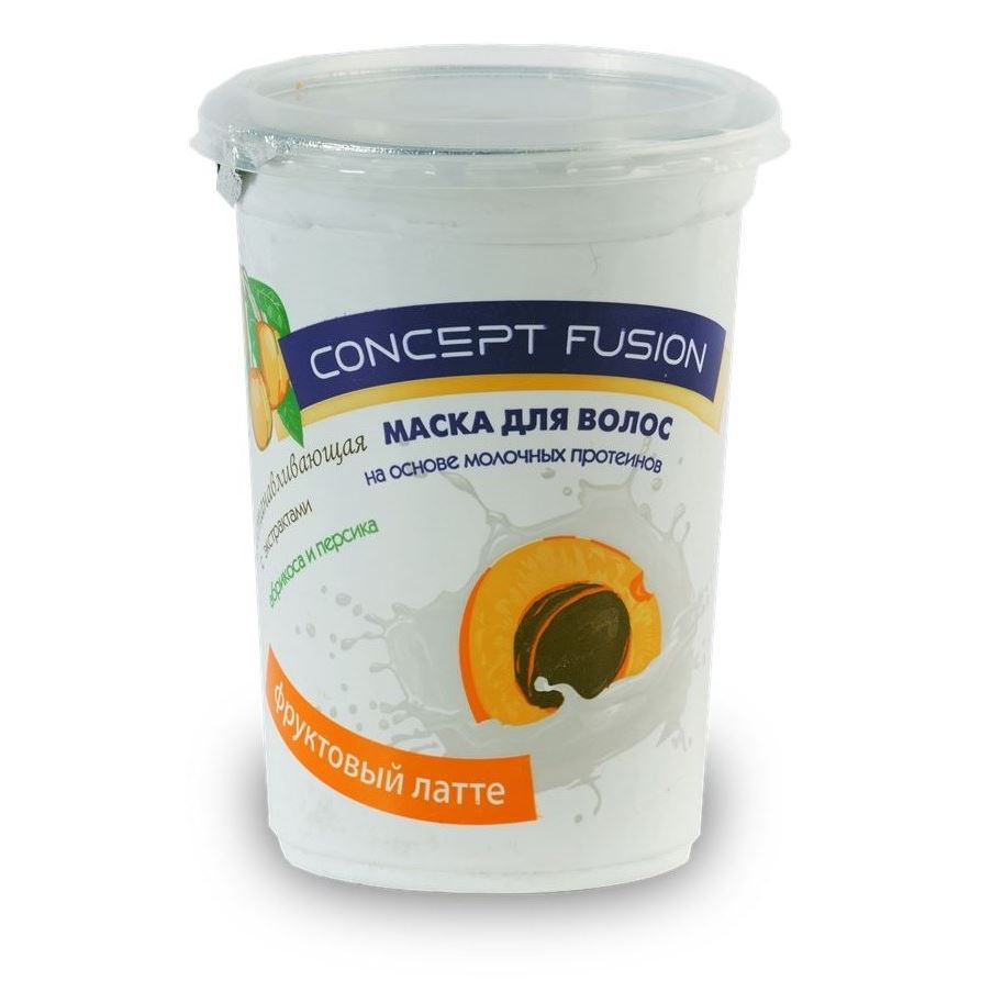 Concept Fusion Mask Fruit Latte Маска для волос восстанавливающая Фруктовый Латте
