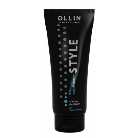 Ollin Professional Styling Wet Gel Medium Гель Мокрый Эффект средней фиксации