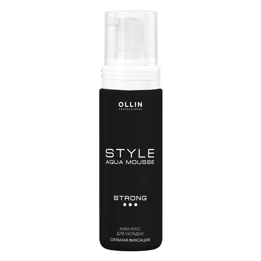 Ollin Professional Styling Aqua Mousse Strong Аква мусс для укладки сильной фиксации
